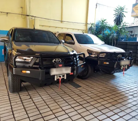 FRONT GUARD Bumper Depan Import 3 Loop Double Cabin Toyota Hilux Rocco 2023  5 ~blog/2023/7/22/whatsapp_image_2023_07_22_at_09_33_37