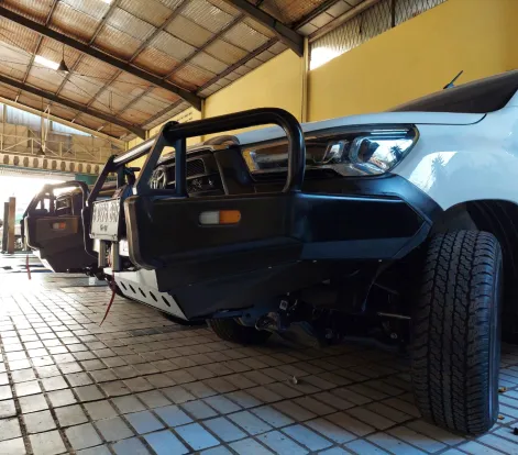 FRONT GUARD Bumper Depan Import 3 Loop Double Cabin Toyota Hilux Rocco 2023  4 ~blog/2023/7/22/whatsapp_image_2023_07_22_at_09_33_37_2